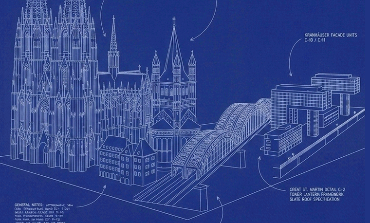 COLOGNE skyline blueprint