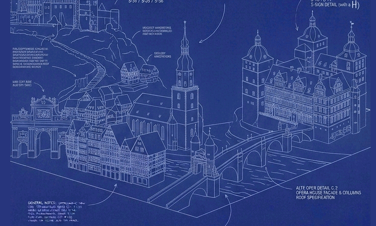 HEIDELBERG skyline blueprint